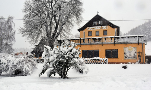 Hotel Sonnenhof in Hinterhermsdorf Winter